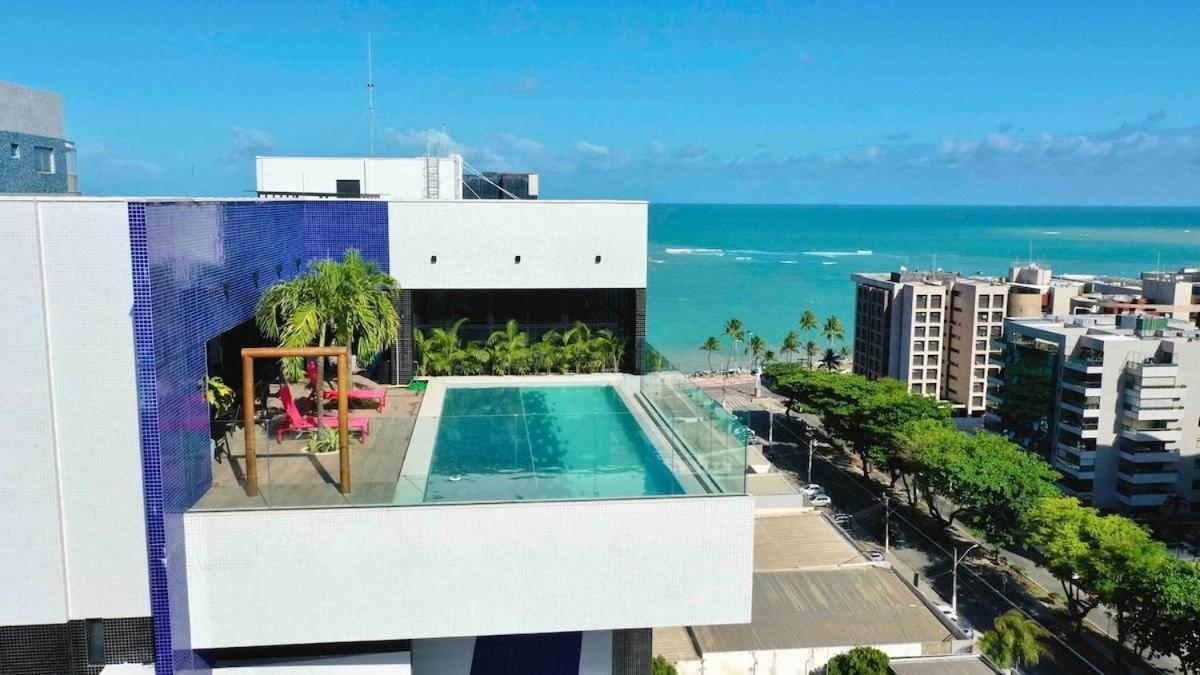 Maceió Edificio Sky Concept - Apt 1003 - Quarto E Sala Com Ar Condicionado, Piscina, Academia, Area Kids, Proximo A Praias Turisticas E Bares Badalados מראה חיצוני תמונה